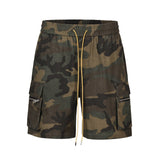 Streetwear Shorts – GUARD - CAMO SHORTS front view