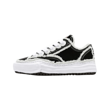 Maison Mihara Yasuhiro Peterson OG Sole Canvas Low Frayed Black