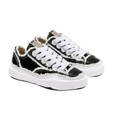 Maison Mihara Yasuhiro Peterson OG Sole Canvas Low Frayed Black