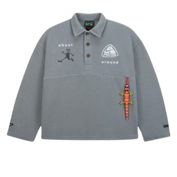 Nike ACG x CPFM Polo a maniche lunghe grigia