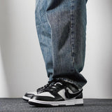 Nike Dunk Low Chenille Swoosh Grigio Nero
