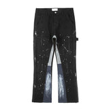 Baggy Streetwear Jeans – SOREVO - FLARED JEANS front view