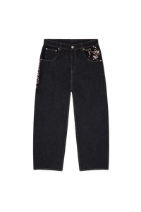 Embroidery Baggy Pants