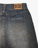 BOTTEGA DESIRES CLOUD jeans shorts