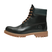 Stivaletto Timberland 6" Premium Waterproof Verde Scuro in Pelle Pieno Fiore