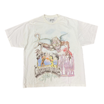 T-shirt Travis Scott Utopia Circus Maximus Tour III Bianca