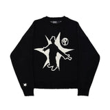 Oversized Knit Sweater – YAMI – KNIT SWEATER front view