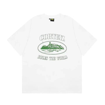 Alcatraz White Green T-shirt