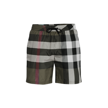 Pantaloncini a quadri scuri