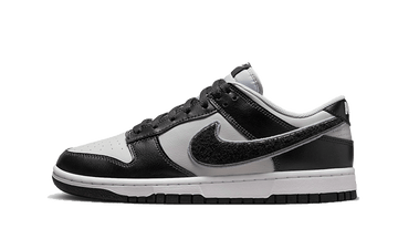 Nike Dunk Low Chenille Swoosh Grigio Nero