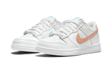 Nike Dunk Low White Bone Peach Aqua