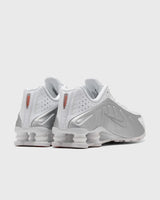 Nike Shox R4 White Bright Crimson Metallic Silver