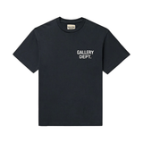 Graphic Streetwear T-Shirt – Gallery Tee Black front view