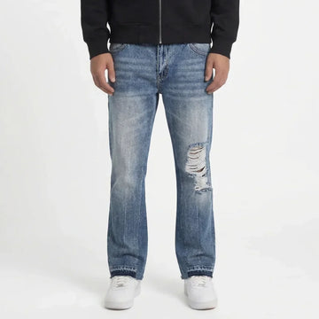 Ripped Aure Flared Jeans