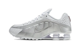 Nike Shox R4 Bianco Argento Metallizzato