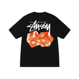 Graphic Streetwear T-Shirt – Stussy T-shirt Iced Out front view